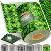 Image de KESSER® PVC jaloezieën strip privacy roll dubbele staafmatten omheining ondoorzichtig, 30 bevestigingsclips | weer- en windbescherming | hekfolie privacy tuin tuinhek, Rattan Grijs 35 m