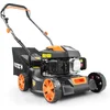 Image de FUXTEC Benzine Grasmaaier FX-RM4180 - 1,8pk / 1,3kW - Slechts 18kg - 40cm Maaibreedte - 3-traps Maaihoogteverstelling - 80ccm 4-Takt - Incl. 45L Grasopvangbak