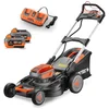 Image de FUXTEC 40V Accu grasmaaier 51 cm FX-E2RM51   4-in-1 met 2x 4Ah accu, duolader, mulchfunctie en 50L opvangbak