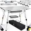 Image de KESSER® Campingtafel inklapbare Tafel - Vouwtafel voor Buiten en Camping 90 x 53 cm - Zilver
