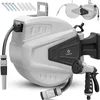 Image de KESSER® Tuinslanghaspel Automatische Wandslangenbox inclusief 15 meter Tuinslang en Muurbevestiging - Grijs