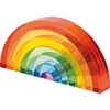 Image de Eduplay regenboog stenen speelgoed - kleurrijke acryl stenen.