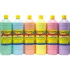 Image de Eduplay vingerverf pastel set 6 x 1000ml 6 kleuren kinderverf.
