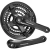 Image de Shimano Crankstel Tourney Fc-ty501 Cg Triple 28-38-48t Zwart