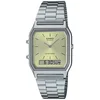 Image de Casio Casio Collection Vintage AQ-230A-9AMQYES Horloge - Staal - Zilverkleurig - Ø 31.5 mm