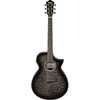 Image de Ibanez AEWC16QA-TKH Transparent Black Sunburst - Akoestische gitaar
