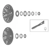 Image de Shimano Cues Lg700 Tandwiel Grijs 11-13t