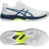 Image de ASICS Gel-Game 9 Clay/OC - Tennisschoenen - Maat 46 White/Mako Blue / Wit Blauw - Gel-Game - Tennis - Heren Tennisschoenen