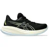 Image de ASICS Gel-Cumulus 26 - Hardloopschoenen - Maat 41.5 - Black/Safety Yellow / Zwart Geel - Gel-Cumulus - Hardlopen - Dames Hardloopschoenen