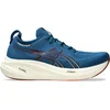 Image de ASICS Gel-Nimbus 26 - Hardloopschoenen - Maat 44 - Rich Navy/Faded Orange / Blauw Oranje - Gel-Nimbus - Hardlopen - Heren Hardloopschoenen - Let op: valt klein