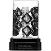 Image de Tenga - Crystal Block Masturbator - Transparant/Zwart