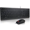 Image de Lenovo Essential Wired Combo - Bedraad Toetsenbord & Muis Set - USB - US Euro Layout - Zwart