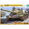 Image de Zvezda - Soviet S.p.gun Su-100 (Zve3688) - modelbouwsets, hobbybouwspeelgoed voor kinderen, modelverf en accessoires