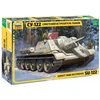 Image de Zvezda Modelbouwpakket Auto - 3691 SU-122 Self Propelled Gun Tank Plastic - 1:35 - Modelbouw