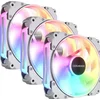 Image de COUGAR Apolar 120 ARGB White - 3-pack - 120mm - 75.38 cfm - 600 - 2200 rpm - 37.1 dBA - 120mm HDB Fan - 4-pin PWM - 3-pin ARGB - wit