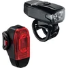 Image de Lezyne KTV Drive + 200 KTV Drive Verlichting set - Fietsverlichting Set - USB Oplaadbaar - Fietslamp Voorlicht en Achterlicht - 200 lumen - Waterdicht - Zwart