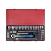 Image de King Tony 1/2" 24-delige dopsleutelset, 12-kant, Met Ratel