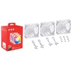 Image de XPG VENTO 120 ARGB PWM 3 Pack, White, Rifle Bearing, 120mm Fan, 4-Pin PWM, Speed: 300-1850 RPM, Max Air Flow: 50.27 CFM, Fan Noise: 24 dBA