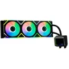 Image de XPG LEVANTE II 360, Black, Infinite Mirror design, Speed: 800-2000 RPM, Noise: 29.33 dBA, Airflow: 58.91 CFM, TDP 300W at 84?& 340W at 95?, Hydraulic Bearing, Socket: Intel (LGA 1851/1700/1200/115x), AMD (AM5/AM4)