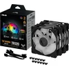Image de ASUS TUF Gaming TR120 ARGB Reverse - Case Fan - Triple Pack - 120mm - Zwart