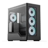 Image de PC-behuizing (zonder voeding) - AEROCOOL - D520A-BK V1 - Mid-tower - ATX-vormfactor - 4x120mm A-RGB - Zwart