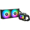Image de Thermaltake LA240 ARGB Sync - AIO-Vloeistofkoeler - 2x120mm PWM Ventilator - 600-2500 RPM - Zwart