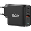 Image de Acer 67W GaN Oplader   Snellader - Laptop Oplader - 2x USB-C   1x USB-A   inclusief 2 meter kabel   Geschikt voor laptops, tablets en USB-C apparaten - Zwart