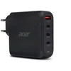 Image de Acer 100W GaN Oplader   Snellader - Laptop Oplader - 3x USB-C   1x USB-A   2 meter kabel   Geschikt voor laptops, tablets en USB-C apparaten - Zwart