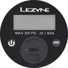 Image de Lezyne 350 PSI Digital Gauge 2.5 Inch - Vervangingsmanometer voor alle vloerpompen - Inclusief lijm en o-ring - Zwart