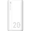 Image de Silicon Power QS15 20000mAh Power Bank | Lithium-Polymeer | Wit