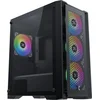 Image de PC-behuizing zonder voeding - XIGMATEK Lux M (zwart) - Minitower - Micro-ATX-formaat