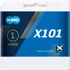 Image de Ketting single speed KMC X101 Silver 112 schakels - zilver