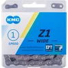 Image de KMC Single speed ketting - Anti roest - 112 schakels - Donker zilver - EcoProTeQ gecoat