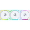 Image de Lian Li UNI FAN SL Wireless Reverse Blade White - Ventilatorhuis 3-pack - 120mm - 400 - 2000 rpm - 31 dBA - 4-pin PWM - Lian Li L-Connect - ARGB - wit
