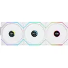 Image de Lian Li UNI FAN TL Wireless ARGB LCD White 3-IN-1 - 3-pack - 120mm - 61.68 cfm - 350 - 1900 rpm - 27 dBA - Incl. LCD scherm - Incl. L-Wireless Controller - 4-pin PWM - Wit