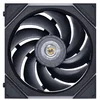 Image de Lian Li UNI FAN TL140 Draadloze LCD Omgekeerde Blad Zwart - Ventilator