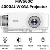 Image de BenQ Beamer MW560C - Projector - 4000 ANSI lumen - DLP WXGA 1280x800 - Voor kantoor of thuis - SmartEco energiebesparing - 3D Projecties - 30-bit kleurdiepte - Wit