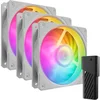 Image de Cooler Master Mobius 120P ARGB White Edition - 3-Pack Fan Kit - 120mm - White