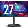 Image de Cooler Master GM27QP-EK - LED-Monitor 27'' VA - Curved (1500R) - 2560 x 1440 QHD - 240 Hz - 1 ms - 400 cd/m² - 2500:1 - Zwart