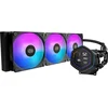 Image de Cooler Master MasterLiquid Core Nex Digital 360 Black - afmeting radiator: 360 mm - voor Intel LGA 1851, 1700 - AMD AM5, AM4 - 2.1" LED Digital Display - 3x 120mm ARGB PWM Fans