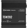 Image de Teltonika TSW202 Managed L2 Gigabit Ethernet (10/100/1000) Power over Ethernet (PoE) Aluminium, Blauw