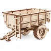 Image de Eco Wood Art Modelbouwpakket Trailer Belarus-82 - 3D Puzzel - Miniatuur Bouwpakket Volwassenen - DIY - Knutselen - Hout