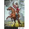 Image de Master Box Modelbouwpakket Militaire voertuigen - 35248 Indiaan - Britse Officier te Paard - Indian Wars Serie: Hinderlaag - 2 Figuren en Paard Plastic - 1:35 - Modelbouw