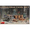 Image de MiniArt Modelbouwpakket Militaire voertuigen - 35594 Constructie Set - Ladders, Tafel, Emmers, Bakstenen, Kar, Aambeeld, Balken, Kriksteun en Gereedschap Plastic - 1:35 - Modelbouw