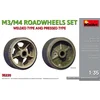 Image de MiniArt Modelbouwpakket Militaire voertuigen - 35220 Roadwheels set, Welded type and Pressed type Plastic - 1:35 - Modelbouw