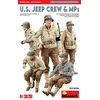 Image de MiniArt Modelbouwpakket Militaire voertuigen - 35308 US Jeep Crew - MPs - Special Edition Plastic - 1:35 - Modelbouw