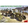 Image de MiniArt Modelbouwpakket Landbouwvoertuigen - 35314 German Tractor D8506 - Trailer with Crew Plastic - 1:35 - Modelbouw