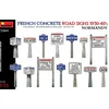 Image de MiniArt Modelbouwpakket Militaire voertuigen - 35669 French Concrete Road Signs 1930-40s Normandy Plastic - 1:35 - Modelbouw