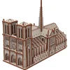 Image de Mr. Playwood Notre Dame Cathedral - 3D houten puzzel - Bouwpakket hout - DIY - Knutselen - Miniatuur - 148 onderdelen