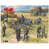 Image de ICM Modelbouwpakket Militaire voertuigen - 48803 Bf 109F-2 German Pilots and Ground Plastic - 1:48 - Modelbouw